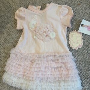 NWT - Kate Mack Pink dress wear for 18m